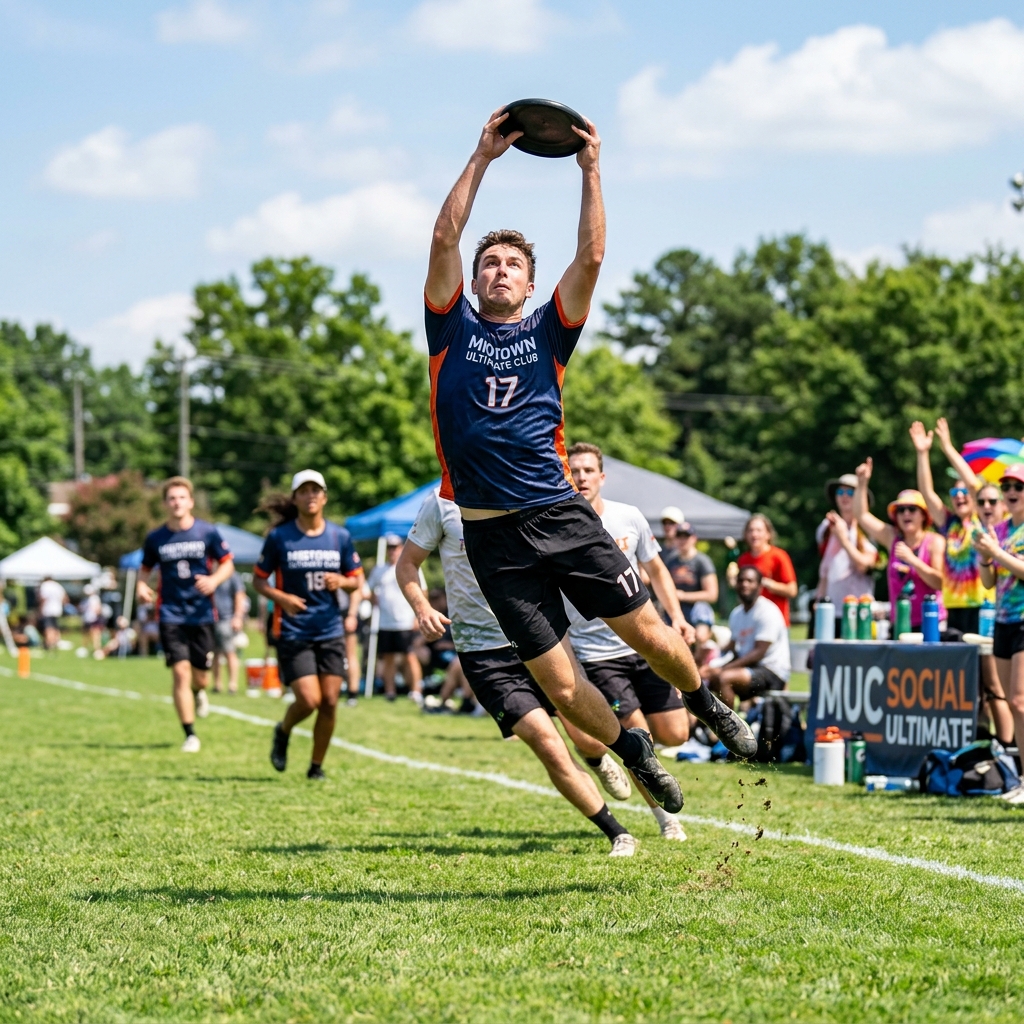 Ultimate Frisbee gameplay